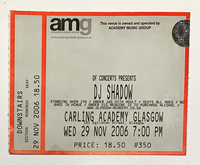DJ Shadow / Akala / Stateless on Nov 29, 2006 [317-small]