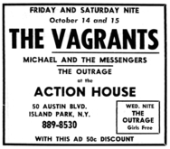 the vagrants / Michael And The Messengers / Outrage on Oct 14, 1967 [392-small]