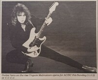 AC/DC / Yngwie Malmsteen on Nov 24, 1985 [906-small]