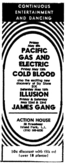 Pacific, Gas & Electric / Cactus / Happiness Is on May 8, 1970 [306-small]