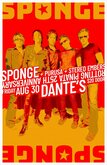 Concert Poster, tags: Sponge, Gig Poster - Sponge / Purusa / Stereo Embers on Aug 30, 2019 [725-small]