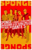Concert Poster, Sponge / Purusa / Stereo Embers on Aug 30, 2019 [725-small]