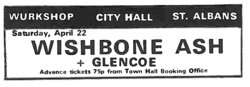 Wishbone Ash / Glencoe on Apr 22, 1972 [066-small]