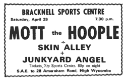 Mott the Hoople / Skin Alley / Junkyard Angel on Apr 29, 1972 [067-small]