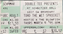 Toad the Wet Sproket / Hootie & the Blowfish on Mar 9, 1995 [121-small]