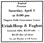 Uriah Heep / Foghat / Skyhooks on Apr 3, 1976 [482-small]
