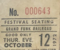 Grand Funk Railroad / Freddie King on Oct 12, 1972 [566-small]