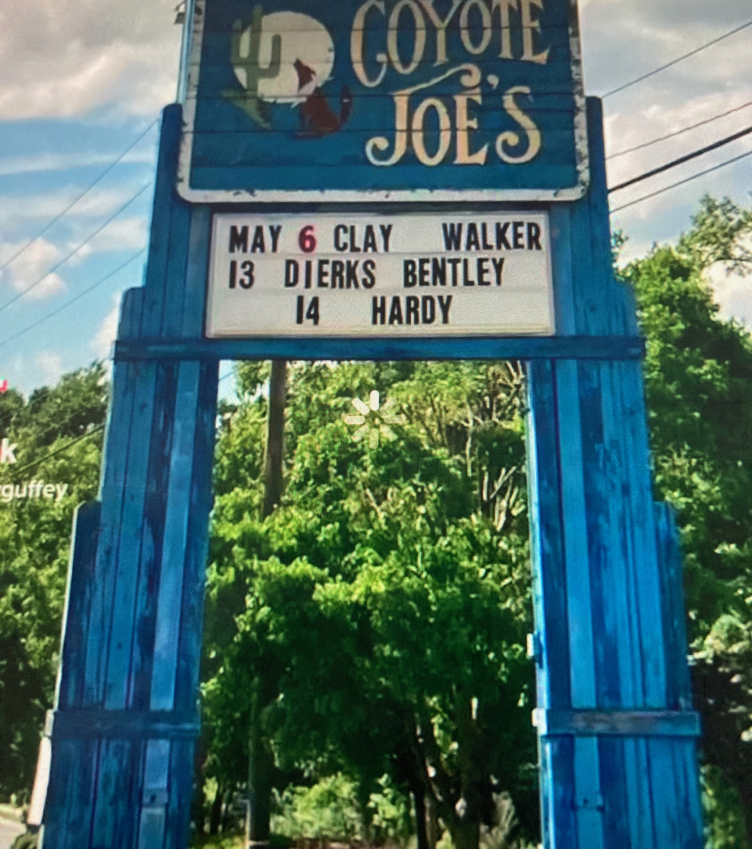 Concert History of Coyote Joe's Charlotte, North Carolina, United