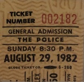 The Police / Taxxi on Aug 29, 1982 [336-small]