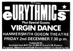 Eurythmics / Virgin Dance on Dec 2, 1983 [676-small]
