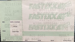 Ticket Stub, Sister Hazel / Alana Davis on Jan 31, 1998 [977-small]