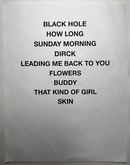 All Dogs setlist, tags: Setlist - Wednesday / All Dogs / Tenci on Jun 17, 2023 [078-small]