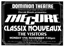 The Cure / The Obtainers / Classix Nouveaux / Visitors on Nov 17, 1980 [483-small]