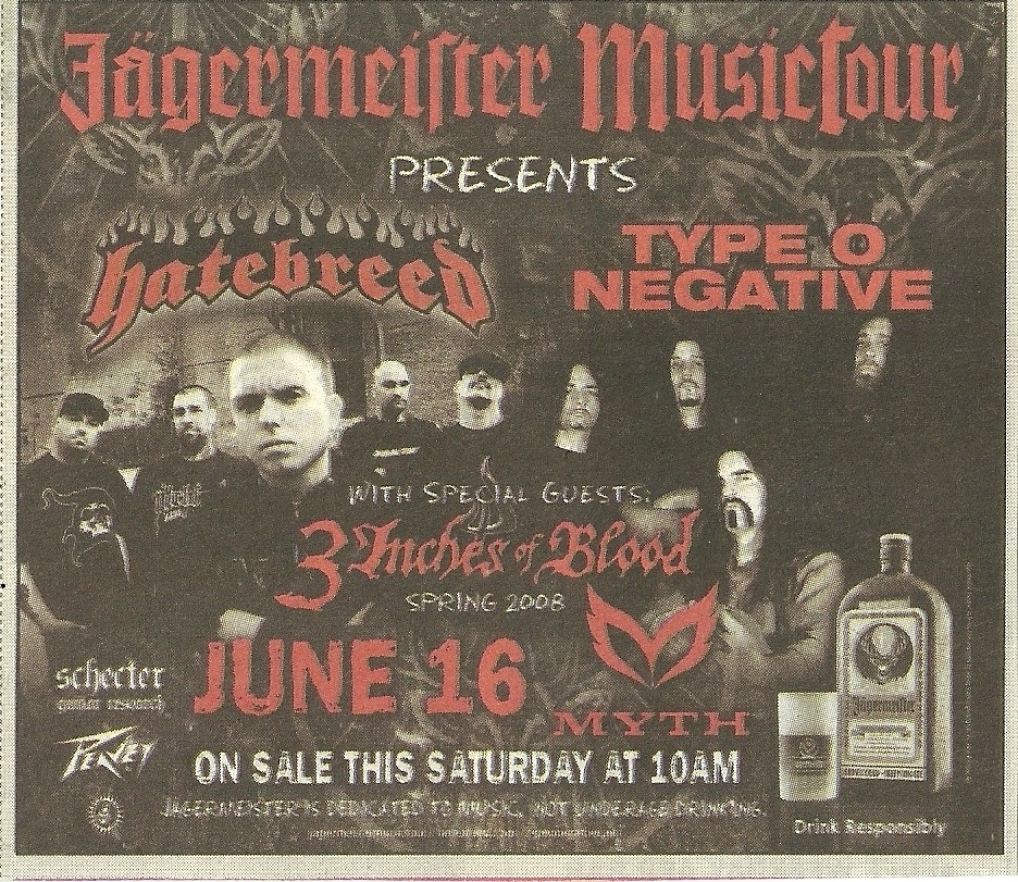 Type O Negative Concert & Tour History (Updated for 2023) Concert
