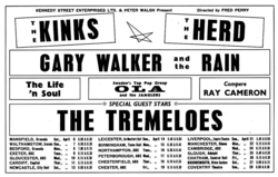 The Kinks / Gary Walker And The Rain / The Herd / The Tremeloes / The Life N Soul / Ola And The Janglers on Apr 6, 1968 [170-small]