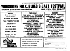 Elton John / The Pretty Things / Groundhogs / Juicy Lucy on Aug 14, 1970 [235-small]