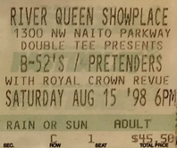The B-52's / Pretenders / Royal Crown Revue on Aug 15, 1998 [284-small]