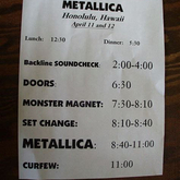 Metallica  / Monster Magnet  on Apr 12, 1999 [307-small]