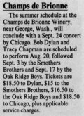 Bob Dylan / Tracy Chapman on Aug 20, 1988 [328-small]