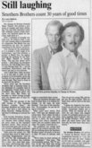 the smothers brothers / Jim Stafford on Sep 3, 1988 [330-small]