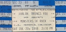 Scorpions / Van Halen / Metallica / Kingdom Come / Dokken on Jul 24, 1988 [357-small]