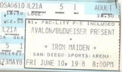 Iron Maiden  / LA Guns on Jun 10, 1988 [359-small]