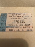 Megadeth / Mötley Crüe on Aug 2, 2000 [002-small]
