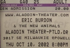 Eric Burdon & The New Animals on Oct 10, 2002 [498-small]