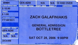 Zach Galifianakis on Oct 28, 2006 [549-small]