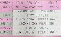 Jimmy Buffett & His Coral Reefer Band on Jun 6, 1993 [598-small]