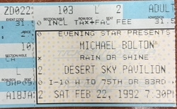 Michael Bolton / Francesca Beghe on Feb 22, 1992 [606-small]