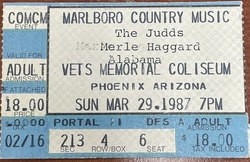 The Judds / Merle Haggard / Alabama on Mar 29, 1987 [144-small]