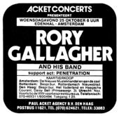 Rory Gallagher / Penetration on Oct 25, 1978 [216-small]
