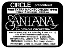 Santana / Devadip Oneness Orchestra on Nov 17, 1978 [238-small]