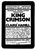 King Crimson / Claire Hamill on Mar 31, 1973 [273-small]