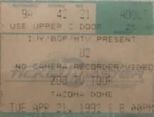 U2 / Pixies on Apr 21, 1992 [764-small]