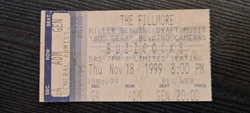 tags: Ticket - Buzzcocks / Down By Law on Nov 18, 1999 [752-small]