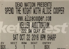 Alice Cooper on Oct 22, 2016 [790-small]