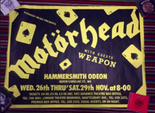 Motorhead / Weapon on Nov 26, 1980 [811-small]