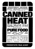 Canned Heat / Pure Food on Mar 8, 1974 [892-small]