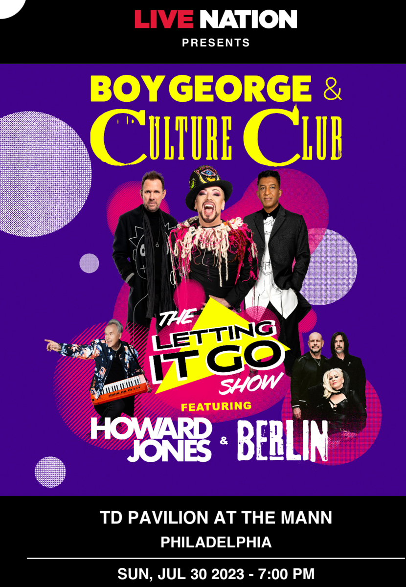 Jul 30, 2023 Boy & Culture Club / Howard Jones / Berlin at The