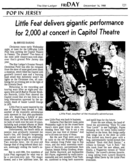 Little Feat on Dec 14, 1988 [232-small]