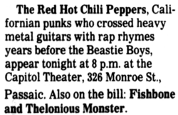 Red Hot Chili Peppers / Fishbone / Thelonius Monster on Apr 29, 1988 [238-small]