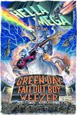 Tour poster, tags: Gig Poster - Green Day / Fall Out Boy / Weezer / The Interupters on Aug 20, 2021 [556-small]