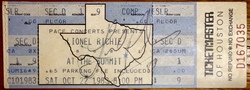 Lionel Richie / The Pointer Sisters on Oct 22, 1983 [691-small]