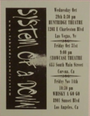 System of a Down / SX10 / Xero / Deicide / Chinga Monkey / 5 Finger Discount on Nov 14, 1997 [014-small]