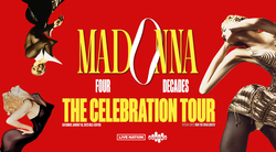 Original poster for the first announced date of the tour, prior to postponement., tags: Madonna, Gig Poster - Madonna / Bob the Drag Queen on Jan 18, 2024 [140-small]