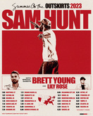 tags: Sam Hunt, Brett Young, Lily Rose, Advertisement, Gig Poster - Sam Hunt / Brett Young / Lily Rose on Jul 16, 2023 [144-small]
