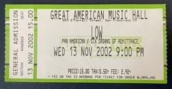 Low / Pan American / Six Organs of Admittance on Nov 13, 2002 [233-small]