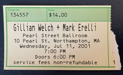 Gillian Welch / Mark Erelli on Jul 11, 2001 [240-small]